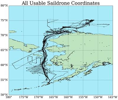 Surface latent and sensible heat fluxes over the Pacific Sub-Arctic Ocean from saildrone observations and three global reanalysis products
